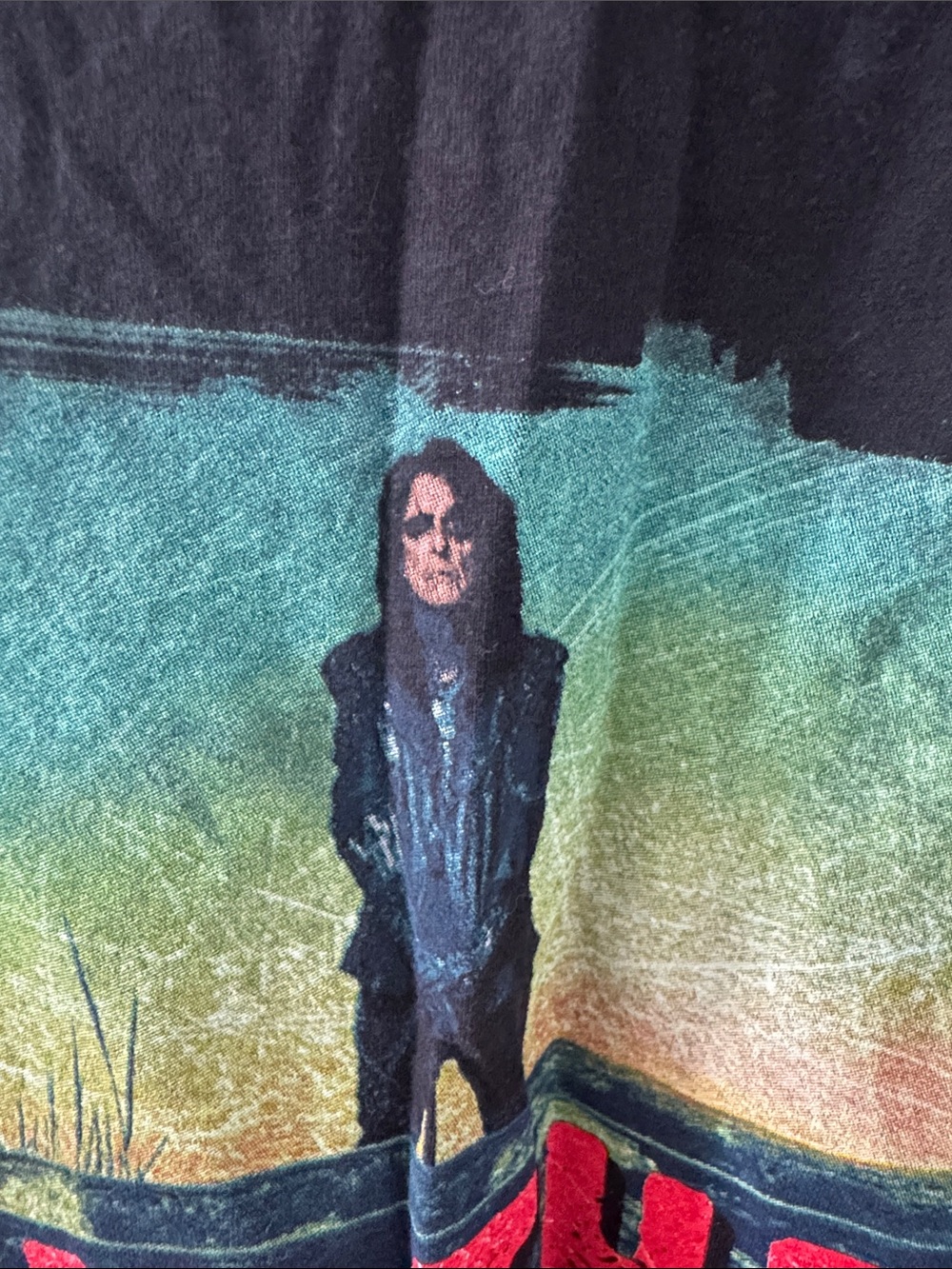 Alice Cooper (Never Worn) Vintage Graphic Concert On the Road T-Shirt